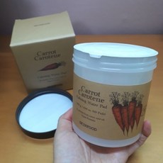 스킨푸드 캐롯 카로틴 카밍 워터 패드 60p, 60개입,