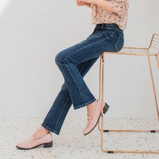 클로니아 아웃 스크래치 블루 스판 부츠컷진 EM7W53 리뷰후기