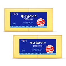 동원 소와나무 체다 슬라이스치즈 X2개 1 100매 리뷰후기