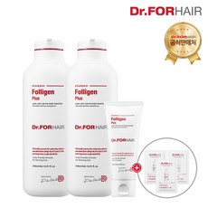 닥터포헤어 폴리젠 플러스 탈모샴푸 500ml 2개+100ml+파우치 3ea 샴푸, 1230ml, 1세트