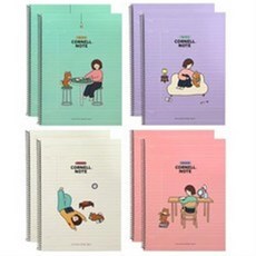 핑크풋 1500 공부비법 코넬 노트 4종
