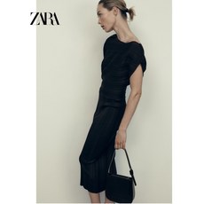 ZARA 자라 에나멜 포켓 호보백 숄더백