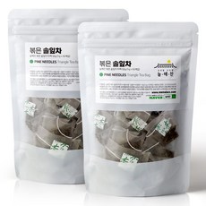 늘해찬 볶은 국산 솔잎차 티백 전통차 허브차 삼각티백 대용량