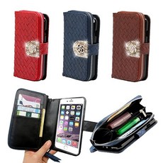 Galaxy 로즈다이어집업 휴대폰 Note Case 핸드폰 레더 선택옵션 네이비 블랙로즈 흰로즈 다크브라운 레드와인 + 9137톡웡
