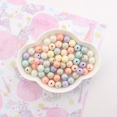 짱패브릭 진주펄 칼라 구슬 비즈
