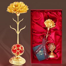 드림로즈 24K 금카네이션 크리스탈 화병 엄마생신선물 어버이날선물 리뷰후기