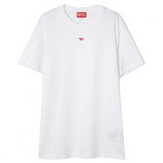 DIESEL 디젤 23FW T-Diegor-D 로고 반팔 티셔츠(A04081 0GRAI 100)