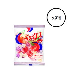 일본 킨조 과일 믹스 젤리, 125g, 9개