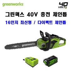 그린웍스 40V 충전 체인톱 다이렉트 신형 50Ah 배터리