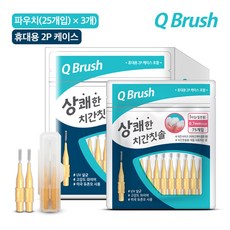 큐브러시 상쾌한 일반형 치간칫솔 75개입 리뷰후기