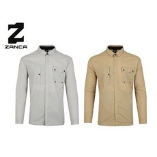 잔카 춘천점 남성 긴팔 남방 밥테일 셔츠 ZFCBSSH010