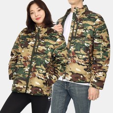 초경량 방한 깔깔이패딩 미해병 남녀공용 밀리터리 겨울 점퍼