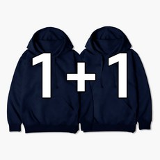 빌리언즈 남녀공용 후드티 단체복 기본 데일리 특양면 빅사이즈 1+1