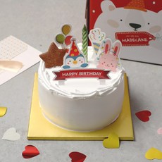 생일 미니 케이크 만들기 세트 (여름 아이스박스 추가필수) 키트 DIY, 1세트, 생일 (미니) 케이크만들기, / 기본바닐라시트