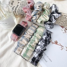 영스피플 애플워치 곱창 밴드 스트랩 스크런치 머리끈 1 2 3 4 5 6 SE 환 리뷰 후기