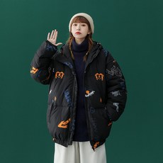 패딩그래픽숏커플패딩2192/P140168