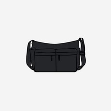 [정품 보증] 유니클로 멀티 포켓 숄더백 블랙 Uniqlo Multi Pocket Shoulder Bag Black