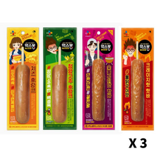 맥스봉 핫바 숯불3 치즈3 크레이지핫3 청양고추3 핫바 합 X12개 리뷰후기