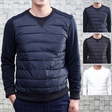 MB 덕다운 퀼팅 배색 바람막이 기모 티셔츠 MBW1040 리뷰후기