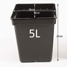 한국식물특허 이태리 사각화분 5L 회색 리뷰후기