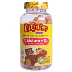 릴크리터스 어린이 칼슘 + D3 본 서포트 구미, 150개입, 1개, 150개