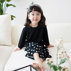 티파니코코 리플 무지 7부 여아 남아 티셔츠 아동 칠부티 리뷰후기