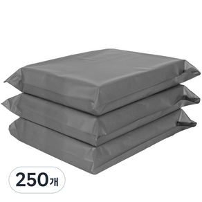 황제포장산업 HDPE 접착식 택배봉투 은먹색, 250개