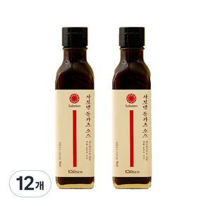 사보텐 돈카츠소스, 220g, 12개