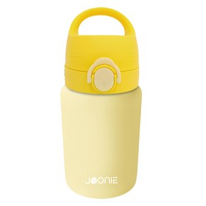 주니 원터치 스테인레스 텀블러 입모아컵, 240ml, 1개, 옐로우
