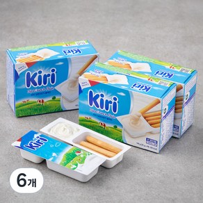 끼리 크림치즈 딥앤크런치 플레인, 35g, 4개입, 6개