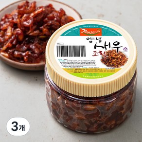 강경신안 양념새우조림, 400g, 3개