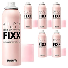 파우더포룸 올 데이 타이트 메이크업 세팅 노가스 픽서, 75ml, 6개
