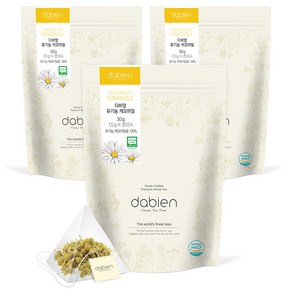 다비앙 유기농 캐모마일 티백, 1.5g, 20개입, 3개