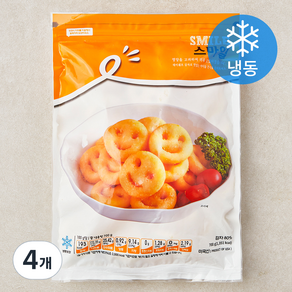 맥케인 스마일 감자튀김 (냉동), 700g, 4개