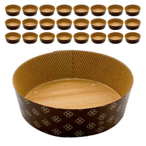 (25개입) 정담 파네토네 골지 몰드 바쏘 450gr, 바쏘 소형, 25개