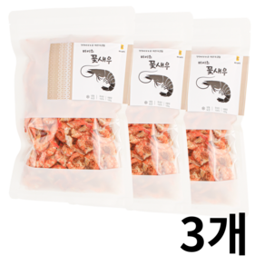 [100% 국내산] 비이츠 군산 앞바다 꽃새우 두절 건새우, 3개, 100g