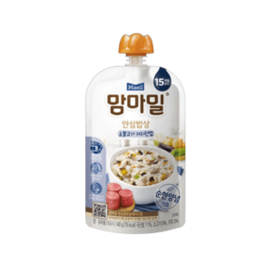 맘마밀 안심밥상 레토르트이유식, 15m~ 소불고기 가지진밥, 140g, 10개