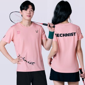 테크니스트 티셔츠 배드민턴 반팔 상의 남성 여성 기획티 TCNST102