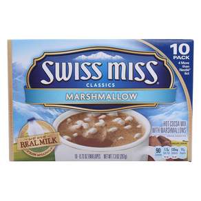 SWISS MISS 經典款棉花糖熱可可沖泡粉 10入, 207克