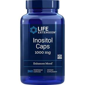 Life Extension 肌醇膠囊1000mg, 1個, 360入