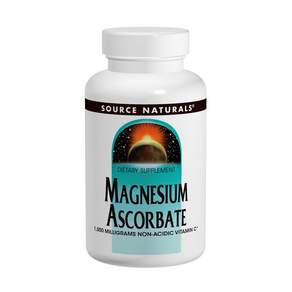 SOURCE NATURALS 鎂維生素C錠 1000mg, 1個, 120 件