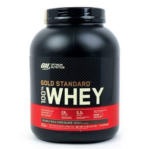 OPTIMUM NUTRITION 雙倍巧克力口味乳清蛋白粉, 1罐, 2.27kg