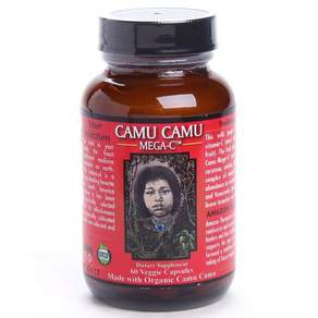 AMAZON THERAPEUTICS Camu Camu Mega-C 素食膠囊, 60顆, 1罐