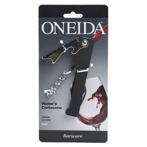 ONEIDA 服務員的開瓶器開瓶器, 1個, 黑色