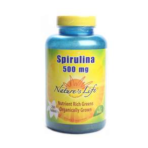 Nature's Life 螺旋藻 500mg 片劑, 250 件