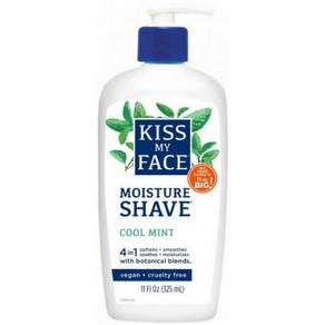 Kiss My Face 4 合 1 保濕剃須膏, 酸橙, 1個, 325ml