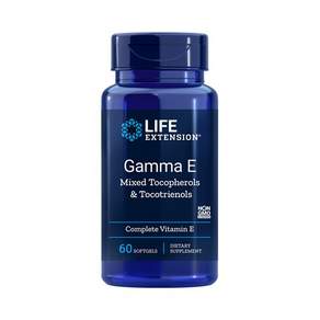 LIFE EXTENSION 維他命E膠囊, 1罐, 60顆