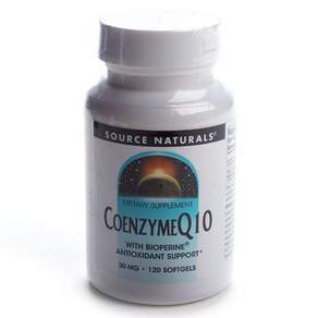 SOURCE NATURALS 輔酶 Q10 與 Bioperine, 1罐, 120顆