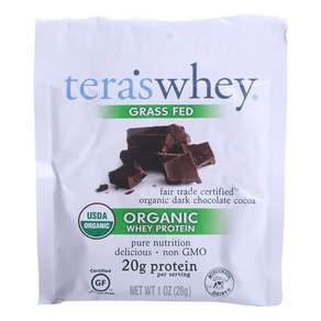 tera'swhey 乳清蛋白沖泡粉隨身包 黑巧克力可可味, 1個, 28克