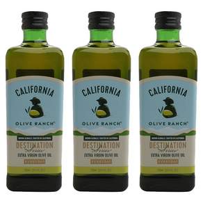 CALIFORNIA OLIVE RANCH 特級初榨橄欖油, 3個, 750ml